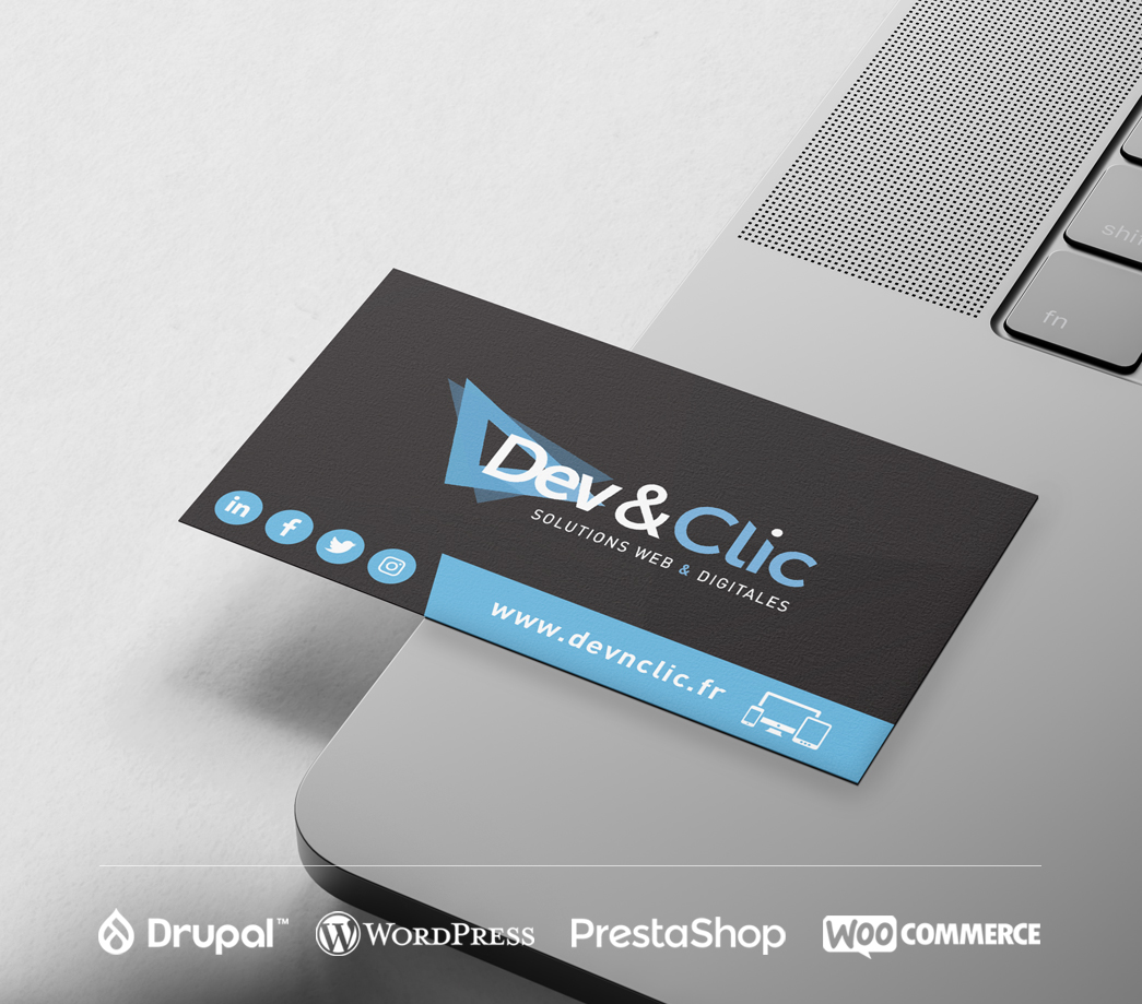 Carte de visite Dev&Clic Datadock